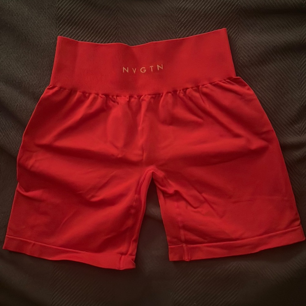 ❌sold NVGTN solid seamless shorts